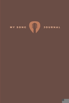 Paperback Song Writing Journal: Musician Notebook with Guitar Tabs, Gift for Singer Songwriter Guitarist Book