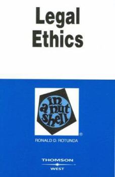 Paperback Legal Ethics in a Nutshell Book