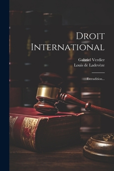 Paperback Droit International: Extradition... [French] Book