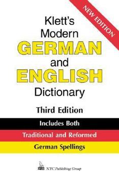 Paperback Klett's Modern German and English Dictionary Book