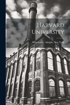 Paperback Harvard University Book