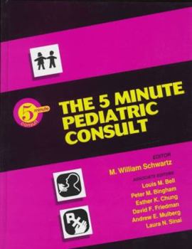 Hardcover The 5 Minute Pediatric Consult Book