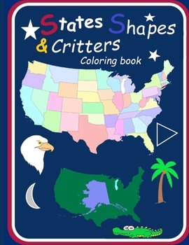 Paperback States Shapes and Critters Book