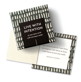 Misc. Thoughtfulls: Live with Intention: 30 Pop-Open Cards with Messages Inside Book