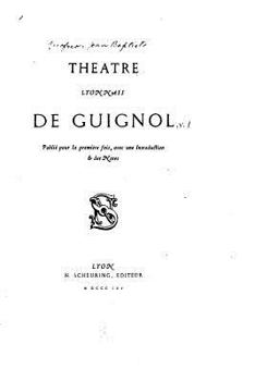 Paperback Théâtre lyonnais de guignol, publié pour la première fois [French] Book