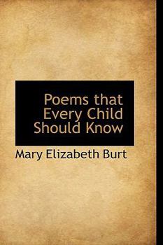 Paperback Poems That Every Child Should Know Book