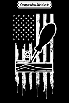 Composition Notebook: Wood Carving Design Patriotic US American Flag Gift  Journal/Notebook Blank Lined Ruled 6x9 100 Pages