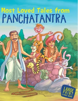Hardcover Large Print: Most Loved Tales from Panchatantra: Large Print Book