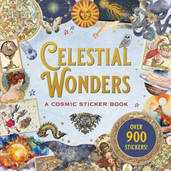 Paperback Celestial Wonders Sticker Book (over 900 stickers!) Book