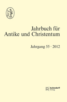 Hardcover Jahrbuch Fur Antike Und Christentum [German] Book