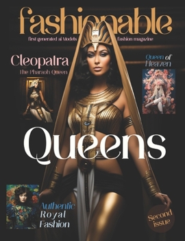 Paperback Fashionable Magazine: Queens - Second Issue - First Generated Ai Models - Fashion magazine - Journey Into The Fashion World: Queens - Second Book