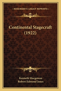 Paperback Continental Stagecraft (1922) Book