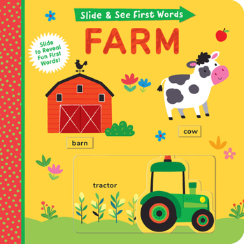 Board book Slide and See First Words: Farm Book
