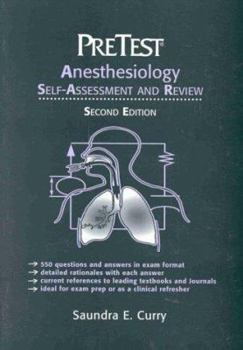 Paperback Anesthesiology: Pretest Self-Assessment and Review Book