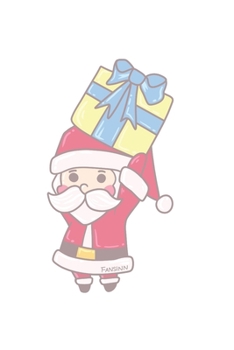 Paperback Christmas Santa Notebook: Graph Paper Journal 6x9 - 120 Pages Book