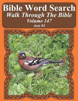 Paperback Bible Word Search Walk Through The Bible Volume 147: Acts #3 Extra Large Print Book