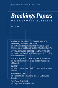 Paperback Brookings Papers on Economic Activity: Fall 2019 Book