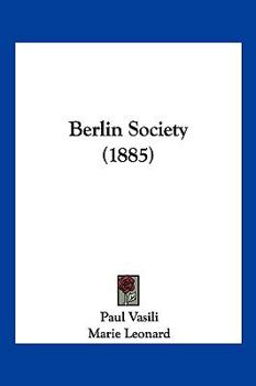 Paperback Berlin Society (1885) [German] Book