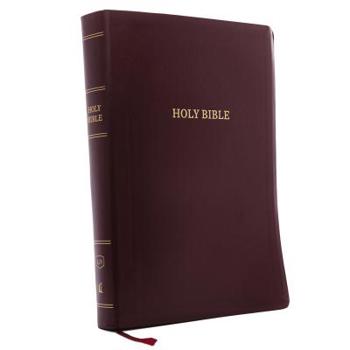 Imitation Leather KJV, Reference Bible, Super Giant Print, Leather-Look, Burgundy, Indexed, Red Letter Edition [Large Print] Book