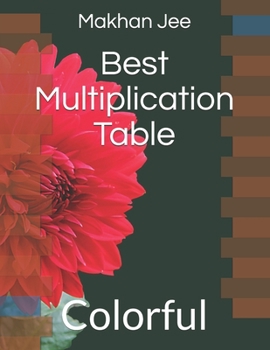 Paperback Best Multiplication Table: Colorful Book