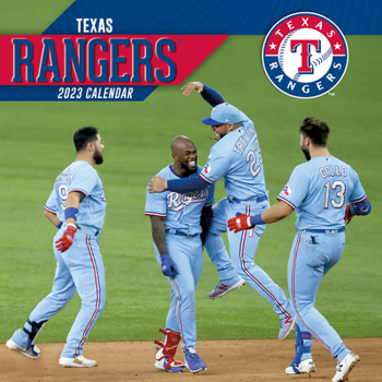 Calendar Texas Rangers 2023 12x12 Team Wall Calendar Book
