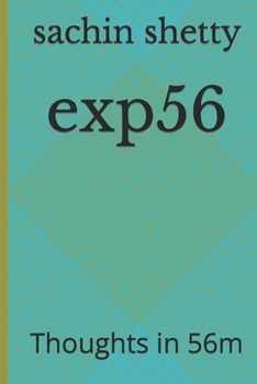 Paperback exp56: Thoughts in 56m Book
