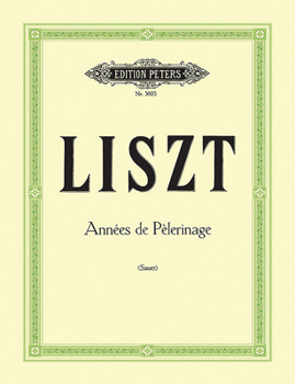 Paperback Années de Pèlerinage for Piano (Edition Peters) Book