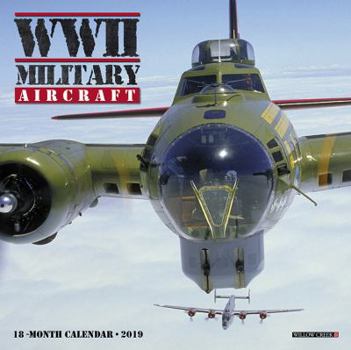 Calendar WWII Military Aircraft Mini 2019 Wall Calendar Book