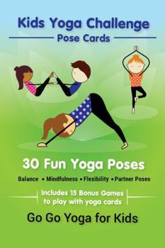 Cards Kids Yoga Cards Challenge and Poses Book