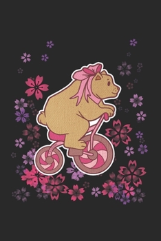 Sporty Bear Bike Notebook: Graph Paper Journal 6x9 - 120 Pages