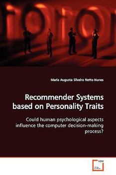 Paperback Recommender Systems based on Personality Traits Book