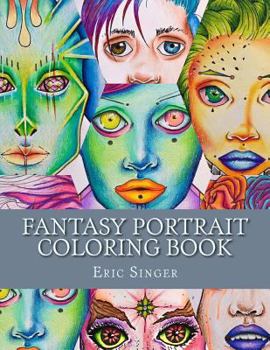 Paperback Fantasy Portrait Coloring Book
