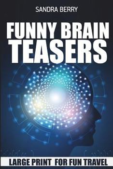 Paperback Funny Brain Teasers: Snake Puzzles - Large Print For Fun Travel Book