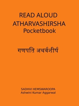 Hardcover Read Aloud Atharvashirsha Pocketbook [Sanskrit] Book