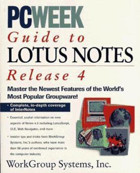 Paperback PC Week Guide to Lotus Notes Release 4 Book