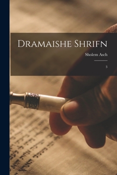 Paperback Dramaishe shrifn: 3 [Yiddish] Book