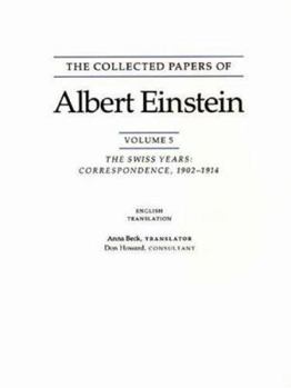 Paperback The Collected Papers of Albert Einstein, Volume 5 (English): The Swiss Years: Correspondence, 1902-1914. (English Translation Supplement) Book