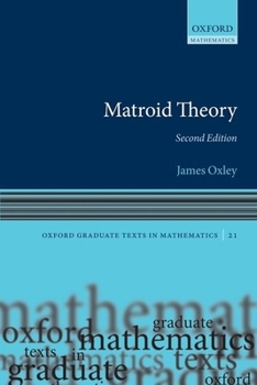 Paperback Matroid Theory Book