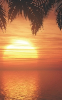 Internet Password Organizer: Discrete Internet Password Log Keeper: Tropical Sunset