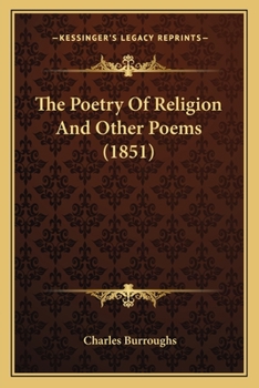Paperback The Poetry Of Religion And Other Poems (1851) Book
