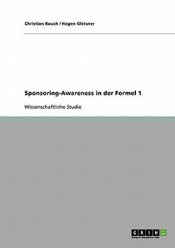 Paperback Sponsoring-Awareness in der Formel 1 [German] Book