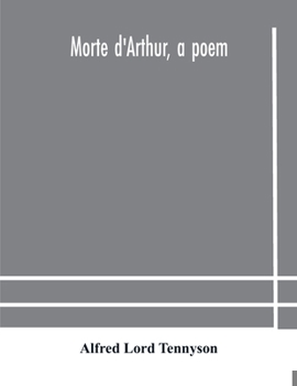 Paperback Morte d'Arthur, a poem Book