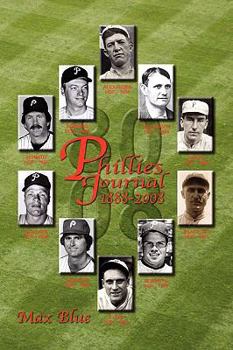 Paperback Phillies Journal 1888-2008;history of Baseball Phillies in Prose and Limerick Book