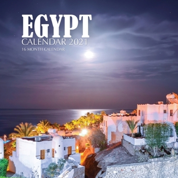 Paperback Egypt Calendar 2021: 16 Month Calendar Book