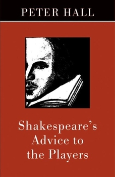 Paperback Shakespeare's Advice to the Players Book