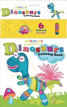 Paperback Dinosaurs Coloring Book (Sockheadz) Book