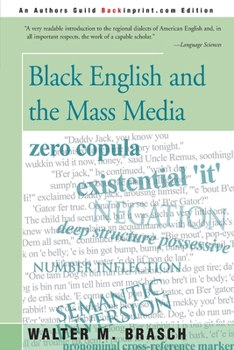 Paperback Black English and the Mass Media Book