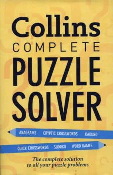 Hardcover Collins Complete Puzzle Solver. Book