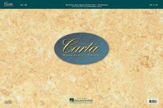 Paperback Carta Manuscript Paper No. 24 - Professional Book