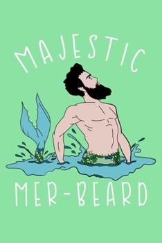Paperback Majestic Mer Beard: Comic Book Notebook Paper Book